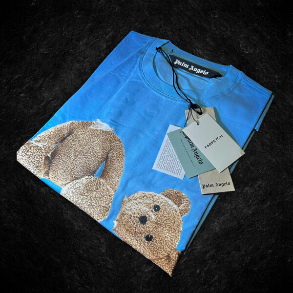 Camiseta Palm Angels | azul con logo - Image 5